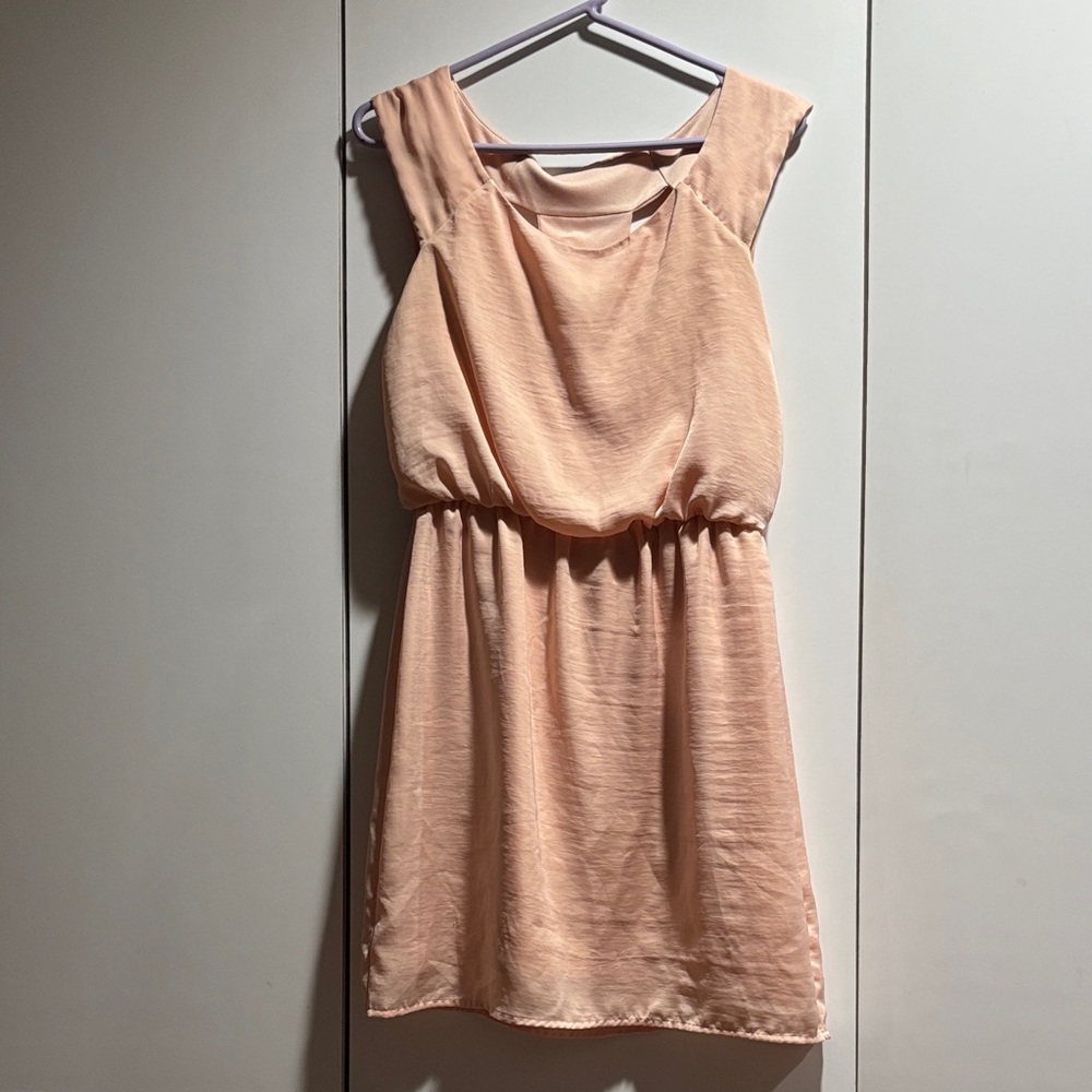 Charlotte Russe Light Coral Mini Dress medium cocktail style‎